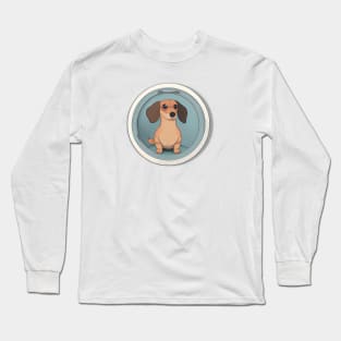 Dachshund sticker Long Sleeve T-Shirt